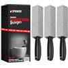 SPRINGER ZX6000 Pietra pomice WC Set di 3, pietra pulente | pietra pulente per WC, bagno, piastrelle, grill & fornelli | contro calcare, incrostazioni, ruggine & bruciato