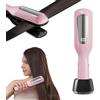 GHIBFBT Rimozione delle doppie punte, senza fili, ricaricabile, con cura dei capelli agli ioni negativi, indicatore di potenza, tagliacapelli con doppie punte, rimuove doppie punte e capelli danneggiati (rosa