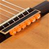 Alba Guitar Beads in plastica, colore arancione lucido per Chitarra, Ukulele, Mandolino per Corde di Nylon per Chitarra Acustica/Elettrica