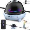 Luqixcey Macchina per saltare elettronica con contatore per bambini, Smart Jump Rope Machine con telecomando 1-10 livelli di velocità, schermo LED, musica Bluetooth, luce colorata, skipzone, saltare la corda