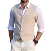 Solovedress Gilet estivo da uomo, vestibilità normale, classico, per matrimoni e feste