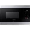 Samsung MG22M8274AT/E1 Microonde da incasso con grill, 850 W, 22 l, piccolo forno a microonde per nicchie da 38 cm, funzione di mantenimento al caldo, sensore intelligente, interno smaltato