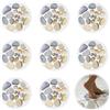 ROEOWENE 8pcs Adesivi Antiscivolo Doccia 15 cm Adesivi per Vasca da Bagno Sticker Antiscivolo Doccia Strisce di Sicurezza per Vasca con Raschietto per Vasche da Bagno, Scale, Piscine