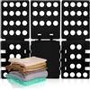 Elegance-go Tavola Pieghevole per Vestiti,Piega Vestiti Indumenti,Organizer per Magliette,Multifunzionale Piega Abiti,Cartelle per Abbigliamento Tavole per Bambini e Adulti,Casa e Viaggi (Nero)