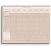 Templatables Agenda Settimanale con Note Orarie, Planner da Scrivania Quotidiano, Programmazione Settimanale, Blocco Note con Lista delle Cose da Fare, Planner per ADHD | 50 Fogli Non Datati Strappabili | A4 (Lux)