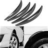 bangminda 4 Pezzi Passaruota Sopracciglio Auto Passaruota Allargamento Parafango Parafanghi Auto Universale Allargamento Passaruota Decorazione Protezione Ruota Auto Fibra di Carbonio (25CM)