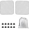 RASHION Parasole Compatibile con Fiat Ducato Peugeot Boxer 2006- Opel Movano 2021- | Portellone Posteriore Interno Tappetino Termico