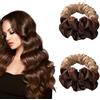 XJLyaya Bigodini Morbidi per Dormire, 2 Pezzi Bigodino Lungo per Boccoli, Bigodino, Heatless Hair Curler, Fascia Bigodino Capelli, Adatto per i Viaggi, Arricciare i Capelli Prima di Dormire