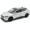 Toi-Toys Ford Mustang Mache GT 2023 - Modellino auto in metallo, modello auto, 63 (argento metallizzato)