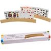 GICO Porta carte da gioco in legno, lunghezza (33 cm), set da 2 pezzi, 7956