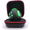 PILPOC theFube Fidget Cube (Nero e Verde) - Cubo Antistress Adulti e Bambini in Versione Deluxe - Fidget Toy con Custodia Protettiva Premium - Gadget Antistress Ideale per Ansia, ADHD, OCD e Autismo