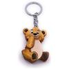 H-Customs Orso Orso pendente in legno di Jung Wood con ciondolo portachiavi