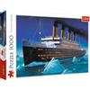 Trefl - Puzzle Titanic, nave - 1000 Pezzi, Inghilterra, nave, mare, oceano, iceberg, puzzle fai da te, intrattenimento creativo, divertimento, regalo, puzzle classico per adulti e Bambini dai 12 anni