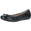 CAPRICE Donna Ballerine in Pelle Verniciata, Blu (Ocean Comb), 38 EU