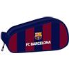 safta F.C. Barcellona - Scarpiera ovale, multiuso, portatodo, sport, extraculare, calcio, comoda e versatile, 34 x 18 x 15 cm, colore: blu navy/bordeaux, Blu marino/Granato, Estándar, Casual