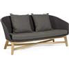 BIZZOTTO HOME EMOTION COACHELLA DIVANO 2 POSTI BIZZOTTO 0804745 ANTRACITE