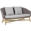 BIZZOTTO HOME EMOTION COACHELLA DIVANO 2 POSTI 0804743 BIZZOTTO STONE