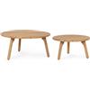 BIZZOTTO HOME EMOTION SET 2 TAVOLINO GARITA D60 D80 0660658