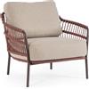 BIZZOTTO HOME EMOTION POLTRONA CON CUSCINO TALAIA JAVA 0660633