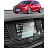 BIXUAN 7 Pollici Corsa 2015-2019 Navigation Pellicola Protettiva Compatibile con Opel Astra 2017-2019 Crossland X 2018-2022 Mokka X 4.0 Pellicola Protettiva Trasparente 9H Antigraffio Gla GPS Navi