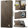 Teeirllim Custodia per Xiaomi Redmi Note 15 Pro Plus 5G, Blocco RFID PU Pelle Portafoglio Flip Case, Carta Fessura, Funzione Supporto, Antiurto Case Cover per Xiaomi Redmi Note 15 Pro Plus 5G, Marrone