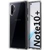 REY - Pack 3X Cover in Gel TPU Trasparente per Samsung Galaxy Note 10 Plus - NOTE10+, Ultra Sottile 0,33 mm, Morbido Flessibile, Custodia Silicone