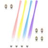 Elzo Pennino Capacitivo Stilo Penna, 4 Stylus Pen Capacitiva con 6 Punte Fibra, Penna per Tablet Universale Compatibile al 100% con Tablet Touch Screen Smartphone iPhone iPad Samsung Apple Lenovo