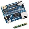 Waveshare Nano Base Board (B) for Raspberry Pi Compute Module 4 Lite/eMMC,with Raspberry Pi 40PIN GPIO Interface,Same Size As The CM4,with Gigabit Ethernet, USB2.0, DSI, CSI, 3.5mm Audio Jack Port