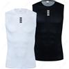 NONE Strato base da ciclismo Intimo riflettente Maglia da ciclismo bianca Gilet sportivo Canottiera da uomo Gilet elastico ad asciugatura rapida Maglia da bici da strada