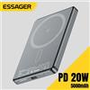 Essager Sottile Wireless Power Bank Magnetico 20W 5000mAh Batteria esterna portatile a ricarica rapida per Magsafe per iPhone 16 15 14 13
