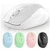 congdi Mouse wireless compatibile Bluetooth Mouse ergonomico per computer Mouse ottico per PC con ricevitore USB Mouse wireless da 2,4 Ghz per laptop