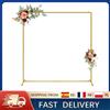 Metallo Oro Arco di Nozze Stand 6.6FT/2M Quadrato Arco di Nozze Telaio Sfondo Palloncino Arco Cerimonia Festa di Compleanno Baby Shower Decor