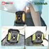 raugee Ventilatore da vita da 5000 mAh Ventilatore da collo appeso portatile Ventilatore da camicia indossabile con ventilatore da cintura con clip personale a 3 velocità per viaggi all'aperto