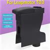 inaxh Bracciolo per Leapmotor T03, Scatola Bracciolo per Auto Leapmotor T03 2021-2026, Portaoggetti Centrale con Portabicchieri, Accessori e Ricambi Auto