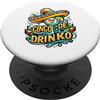 Cinco De Drinko Celebration Wear Cinco De Drinko - Festa messicana Sombrero PopSockets PopGrip Adesivo