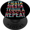 Mexican Party Vibes Fiesta Siesta Tequila Ripeti Serape Messicano PopSockets PopGrip Adesivo