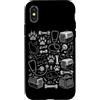 Vintage Veterinary Technician 90s Style Custodia per iPhone X/XS Vet Tech Tecnico Veterinario Grafico Veterinario Veterinario