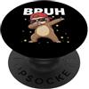 Funny Dabbing Sloth Tee For Men Women Ki Bruh, bradipo divertente per bambini e ragazzi, amanti degli animali PopSockets PopGrip Adesivo
