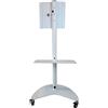 OMB Supporto da parete per TV a schermo piatto OMB Gyro Trolley 165,1 cm (65") Bianco [OM17122]
