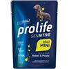Prolife Sensitive Adult Mini Coniglio e Patata Umido per Cani - 100 g, Singola