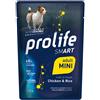 Prolife KIT 6x Prolife Smart Pollo e Riso Adult Mini Umido per Cani - 100 g, 6 pezzi - PREZZO A CONFEZIONE