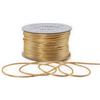 HATIANGE Cordoncino in nylon satinato da 2 mm, per nodi cinesi, coda di topo, per bracciali, collane, gioielli e finiture macramè, 50 metri, colore: champagne