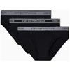 Emporio Armani Core Logoband - Slip da Uomo, Confezione da 3, Colore: Nero, M, Nero, M