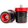 CCYYMOWOK MOWOK - Punta per manubrio per moto, accessori per Kawasaki Z900 Z800 Z1000 Z1000SX Z400 ZX6R ZX10R Z750 Ninja1000sx Versys650 2017-2025 Z 900 24 2023 Tappi manubrio (Rosso)