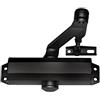 Yale TESA DC110 chiudiporta, EN 3, per porte standard, braccio articolato, Nero RAL 9005, montaggio superficiale, velocità e colpo finale regolabili