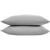 Vera Wang T800 Set di federe in rasatello grigio