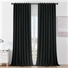 Joydeco Tende oscuranti per camera da letto 213,4 cm di lunghezza, tasca posteriore per bastone/asta, 100% oscuranti, tende oscuranti termoisolanti, set di 2 pannelli, 132 x 213 cm (larghezza x