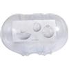 Rayher 39467800 - Palline di plastica divisibili, diametro 10 cm, set da 4 pezzi, sfere in plastica da riempire, trasparenti, sfere in acrilico con occhiello per appenderla, sfere decorative