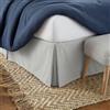 Linen Market - Mantovana giroletto in Microfibra Ultra Morbida, Facile da Applicare, Altezza 35,5 cm, Anti-restringimento e Anti-scolorimento, per Letto Matrimoniale (Full, Grigio Chiaro)