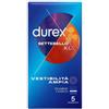 Durex - Settebello XL - Preservativi Extra Lubrificati - 5 Pezzi